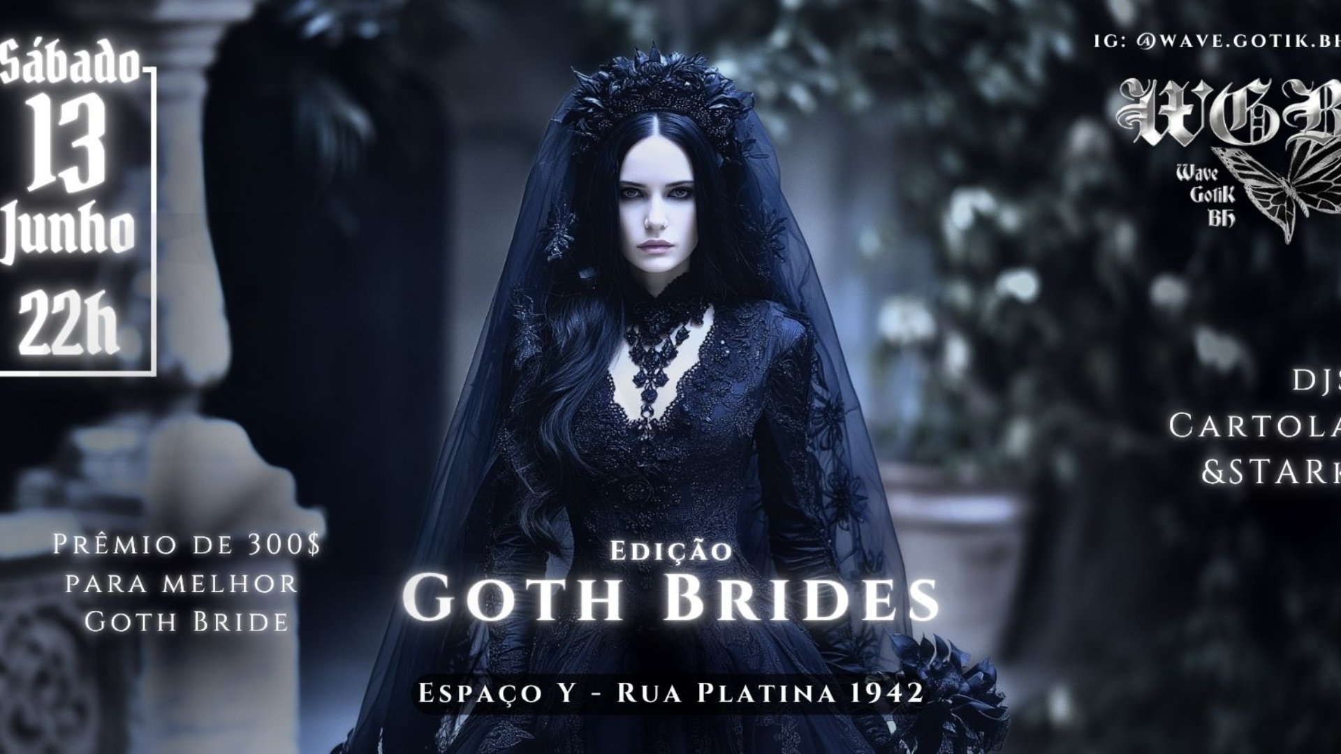 Wave Gotik BH - Goth Brides